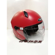HELMET YEMA G668 SINGLE VISOR HELMET (RED)