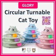 GLORY Cat Toys for Cats Permainan Mainan Kucing Dalam Sangkar Murah Bola 4 Layer