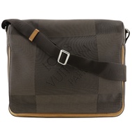 กระเป๋าสะพายข้าง Louis Vuitton Messager Shoulder Bag M93030 มือสอง Damier Geant Canvas ผลิตในฝรั่งเศ