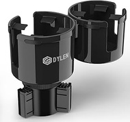 DYLEN Car Cup Holder Expander, 2 in 1 Cup Holder Adapter Extender for Car with Expandable Base, Cup 