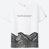 Uniqlo Discovery 童裝 140 聯名T-shirt 斑馬棉T UT Discovery t恤