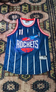 NBA Houston Rockets 11 Yao Ming Jersey Tank Top Vest 侯斯頓 火箭 11號 姚明 籃球 背心 球衣 波衫 運動背心 