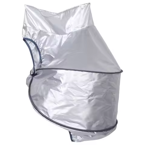 Thai Head Spa Steamer Cap Silver 25.59x19.69x11.22in Adjustable Hood Deep Conditioning Scalp Treatme