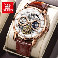 OLEVS Men S Watch Luxury Top Mechanical Waterproof Original Tourbillon Watch Sports Clock Mechanism 