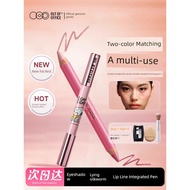 blush blusher OOO Double-Headed Blush Pen Cream Student Blush Stick Matte Expansion Color Repairing 
