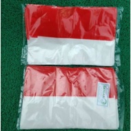MERAH (1000 pcs) Semar flags, plastic flags,/ flags, red-white plastic flags, Semar plastic flags, S