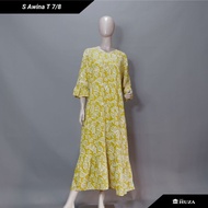 Batik Huza Long Batik Daster SEDRESS Awina T 7/8