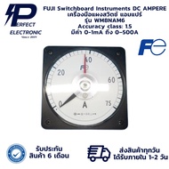 WM8NAM6 FUJI Switchboard Instruments DC AMPERE Instrument Accuracy class: 1.5 Values 0–1mA To 0–500A