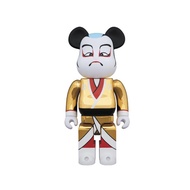 [In Stock] BE@RBRICK x Kabuki Gold Plated 400% bearbrick gold chrome