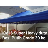 （ready stock)10x15 khemah lipat lebih  tahan lasak AAA portable tent super Heavy duty AAA