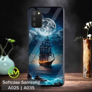 HP [GM58] Softcase Glossy Samsung A02S | A03S Protective Mica Case Green Market Silicone Rubber Glas