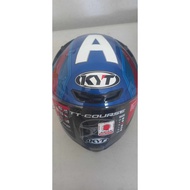 KYT TT-COURSE MARVEL EDITION HELMETS (WOLVERINE, CAPTAIN AMERICA)