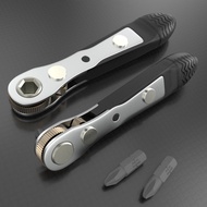 Right Angle 36-tooth Ratcheting Reversible Close Quarters Screwdriver Low Profile, Magnetic Ratchet 