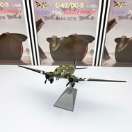 Zettonn Hobby HZ1 1/100 World War II US Army 101 Airborne Master C47 Transport Fighter Aircraft Mode