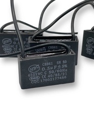 พร้อมส่ง ซีพัดลม คาปาซิเตอร์พัดลม 0.5 uf/450v capacitor พัดลม HATARI capa พัดลมมิตซู ใช้กับพัดลม14 1