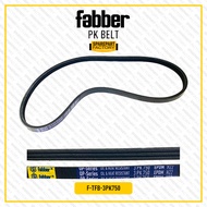 Fanbelt Fanbelt V belt Power Steering Fan belt Toyota Camry 3PK750 FABBER