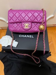 Chanel mini cf 20cm 金球 gold ball
