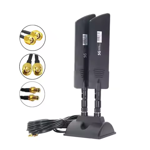 5G WIFI Router Antenna for HUAWEI ZTE CPE Pro Wireless Network Card High Signal Sensitivity 42dbi SM