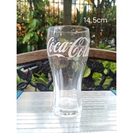 Vintage Coke Coca Cola White Lettering glass