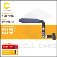 Fingerprint Finger Button Sensor With Power On Off Flex Cable Ribbon Compatible For SAMSUNG A32 5G /