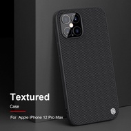 NILLKIN for Apple iPhone 11 12 13 14 Pro Max XS Max Case Textured Nylon Fiber Soft Casing Back Cover