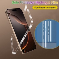 For iPhone 17 16 Plus 15 14 13 12 11 Pro Max X XR XS 7 8 Side Frame Protective Border Hydrogel Film 