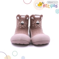 Attipas Functional Baby Shoes Prewalker Shoes - Zootopia Bear Beige