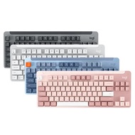 Logitech | Logitech Signature K855 Tenkeyless Bluetooth Wireless Keyboard (Korean) Blue-Gray