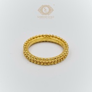 SABIHAHGOLD Ring Fashion 916/22K Original Gold GR0002128