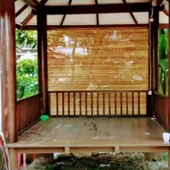 Bamboo palm blinds size 1x1.5 plus hoist