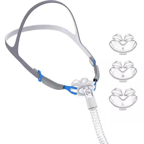 Airfit P10 Nasal Pillow CPAP Mask - NASAL CPAP MASK Full Set Fits ResMed Airfit P10, Philips and Mos