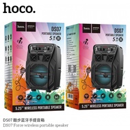 100% Hoco DS07 Force series Built In FM / Bluetooth Wireless Speaker with Wired Microphone