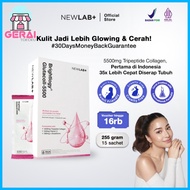 [ECER] NEWLAB Brightlogy GlutaColl-5500 C-Gluta 360 Original Minuman L-Glutathione dan Kolagen Vitam