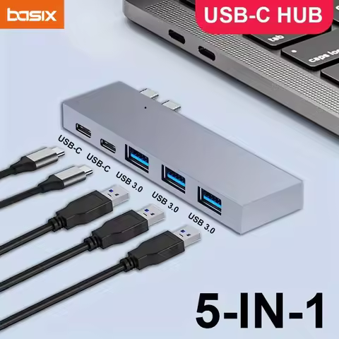 USB C Hub For MacBook Pro/Air M1 M2 2021 2020 2019 2018 Thunderbolt 3 PD USB 3.0 Reader Type C Hub S