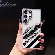 Initial D AE86 Transparent Acrylic Case For Samsung Galaxy S26 S25 Ultra S24 FE S23 Plus A06 A07 A26