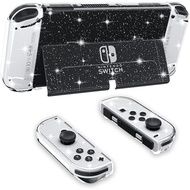 Nintendo Switch Oled Dockable Clear Case Protective Cover for NS Switch Oled Flash Hard Shell for NS OLED Joycon