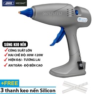 Súng bắn keo nến to silicon công suất lớn hai chế độ 80W-120W JOER máy bắn keo nến cao cấp thế hệ mớ