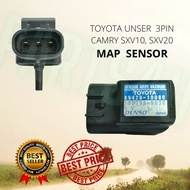 READY STOCK MAP SENSOR 3 PIN  TOYOTA UNSER KF80, CAMRY SXV10 SXV20 (89420-10080 / 100798-5530) MANIF
