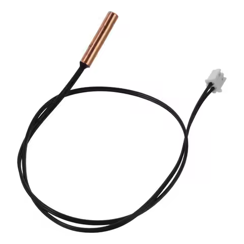 5 Pcs Waterproof Copper 10K NTC Thermistor Probe 40cm /15.7inch 10K Sensitive Temperature Sensor Kit