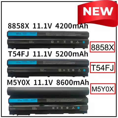 E6420 T54FJ 8858X M5Y0X Laptop Battery for DELL Latitude E5420 E5430 E5520 E5530 E6430 E6520 E6530 E