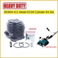 Heavy Duty ROBIN BG411 NB411 CG411 EC04 1E40F-6 Grass Cutter Pocket Bike Cylinder Block Piston Kit A