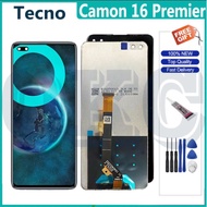Original For Tecno Camon 16 Premier Global CE9 LCD Display Touch Screen Digitizer Full Set Assembly 
