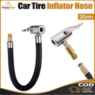 Tire extension, car mounted inflation pump, extended inflation tube, inflation pump, spiral adapter
