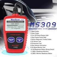 INT-  Proton&Perodua&All OBD2 Cars】Autel MS309 EOBD/OBD2 Scanner PK CR3001,OBD2 Code Reader Scanner,