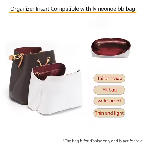 Organizer Insert for Handbags waterproof Bag Organizer for Bucket bag Compatible with lv neonoe bb B