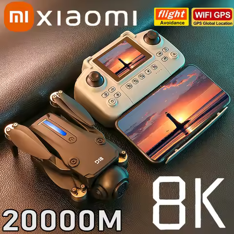 Xiaomi D18 Drone 8K HD Dual Camera Profesional Aerial 5G WIFI GPS Return Intelligent Obstacle Avoida