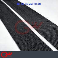 38mm webbing strap KTB/ SAFETYBELT/ FW 002 3.0 CM BLACK