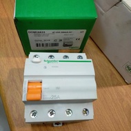 ELCB/RCCB DOMAE 4P 25A 300MA SCHNEIDER
