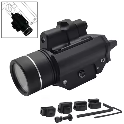 Tactic TR-1 HL Hanging LED Flashlight Metal 1000 Lumens Powerful Weapon Light for Glock 17 19 X300 X