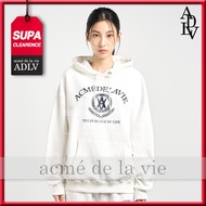 ✿ acme de la vie ✿ ADLV AUTHENTIC LAUREL A LOGO EMBLEM HOODIE UNISEX OVERSIZE KOREA STREET STYLE